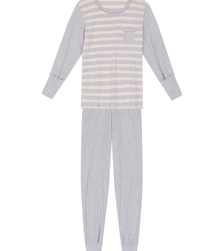 Pyjama en coton rayures HYGGE 602 image number 4