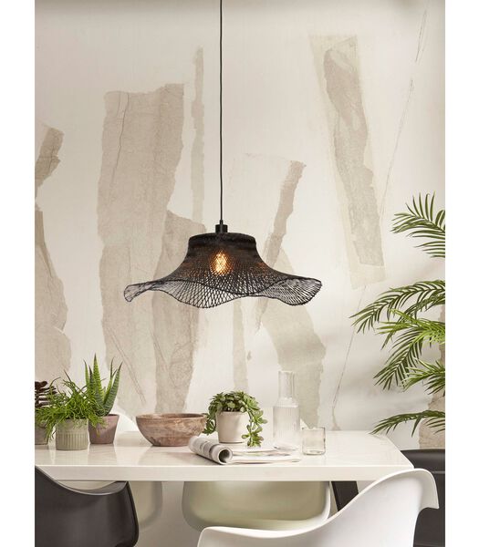 Hanglamp Ibiza - Bamboe Zwart - 65x65x20cm