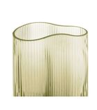 Vase Allure Wave - Vert mousse - 9,5x27cm image number 3