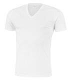 T-shirt col V tricot de peau innovation régulateur de température image number 3