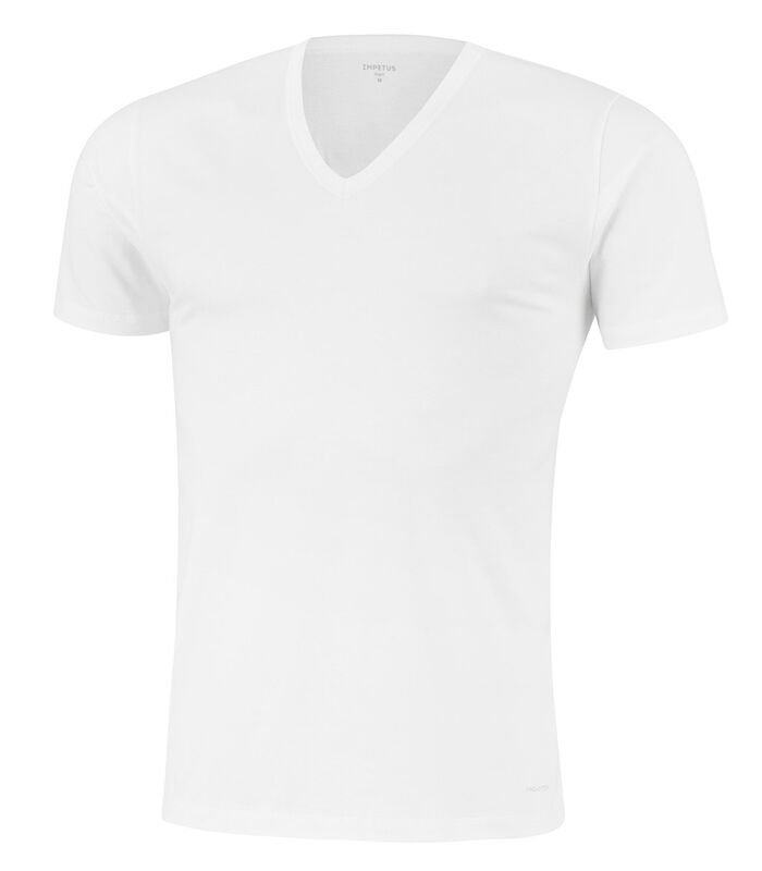 T-shirt met V-hals met innovatieve temperatuurregeling image number 3