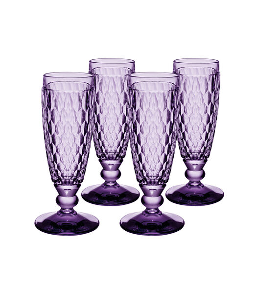 Champagneglas 4 stuks Boston Lavender