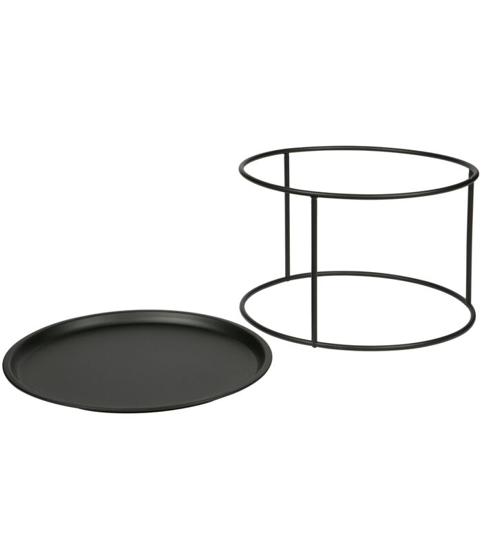 Table d'appoint - Métal - Noir - 37,5x56x56 cm - Ivar image number 2