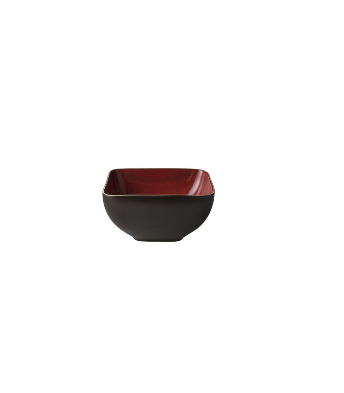 Serviesset Lava Stoneware 4-persoons 16-delig Bruin Rood image number 4
