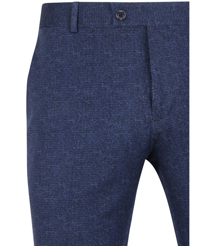 Suitable Pantalon Jersey Melange Donkerblauw image number 2
