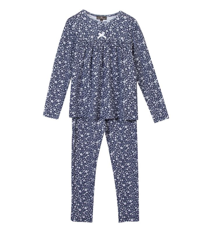 Pyjama long imprimé petites fleurs image number 0