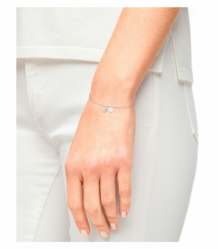 Armband voor dames, 925 Sterling zilver | veer image number 2