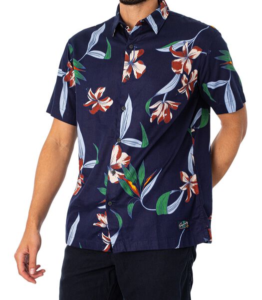 Vintage Hawaiiaans shirt met korte mouwen