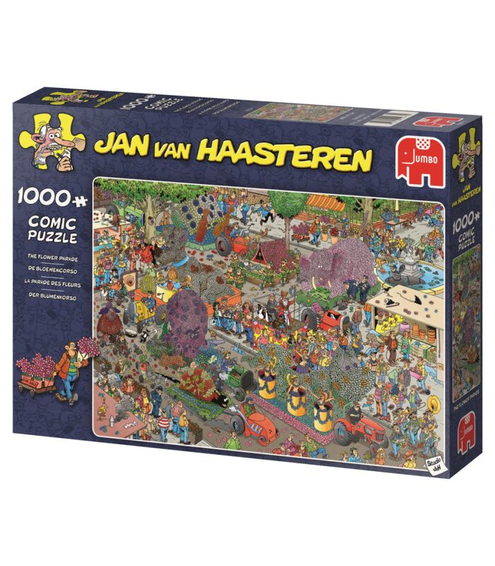 puzzel Jan van Haasteren De Bloemencorso - 1000 stukjes image number 3