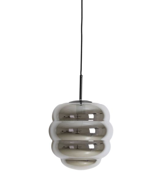 Hanglamp Misty - Smoke Glas - 30x30x37cm