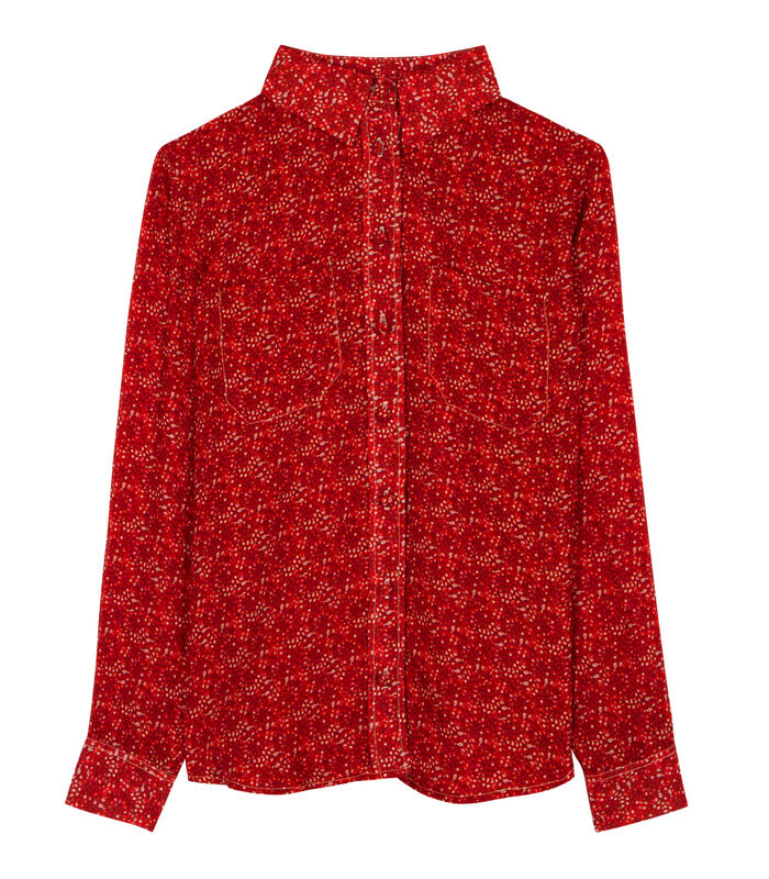Granaatappel zijden blouse image number 0