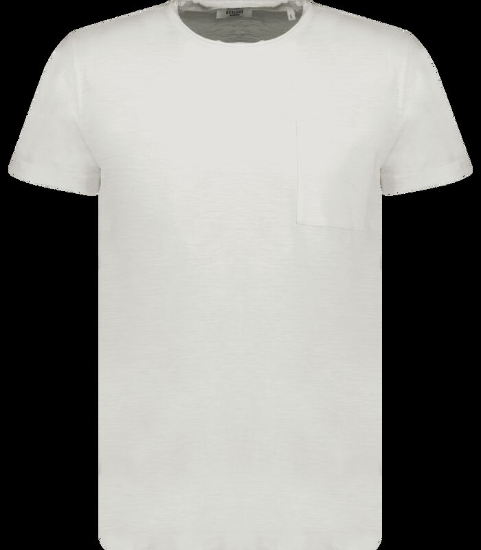 TIM - T-shirt met ronde hals in katoenjersey image number 1
