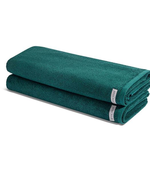Selection - coton bio set de serviettes 2 pièces