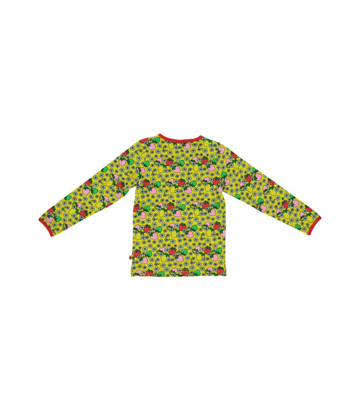 Shirt Met Lange Mouwen “Erdbeeren, Blumen” image number 1