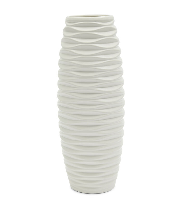 Vaas Porselein - Ceramic Dayliya Vase - Wit image number 0