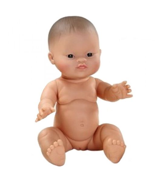 Gordi Babypop Meisje Amandelogen - 34 cm