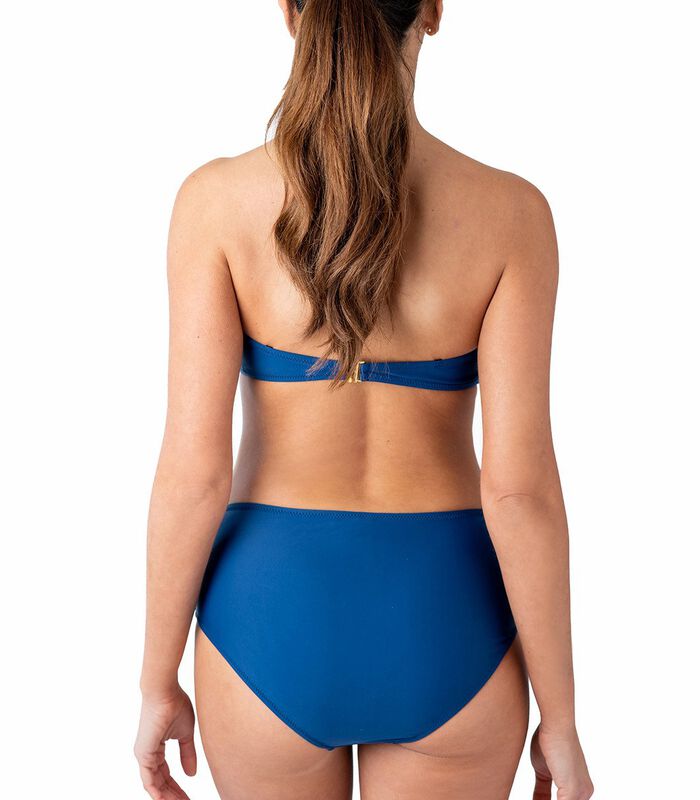 Gedrapeerde bikinibroek met hoge taille Cartagena image number 3