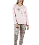 Pyjama broek top lange mouwen Made With Love image number 0