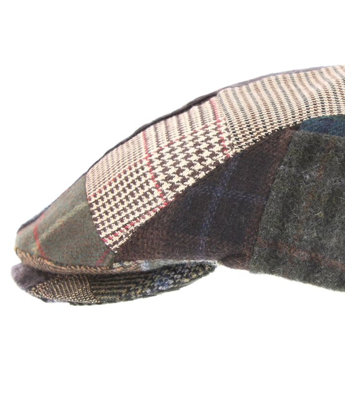 SPITZ casquette plate en laine patchwork image number 1