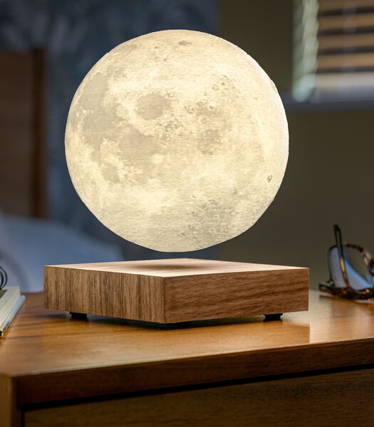 Smart Moon Lamp Zwevende lamp - Walnoot