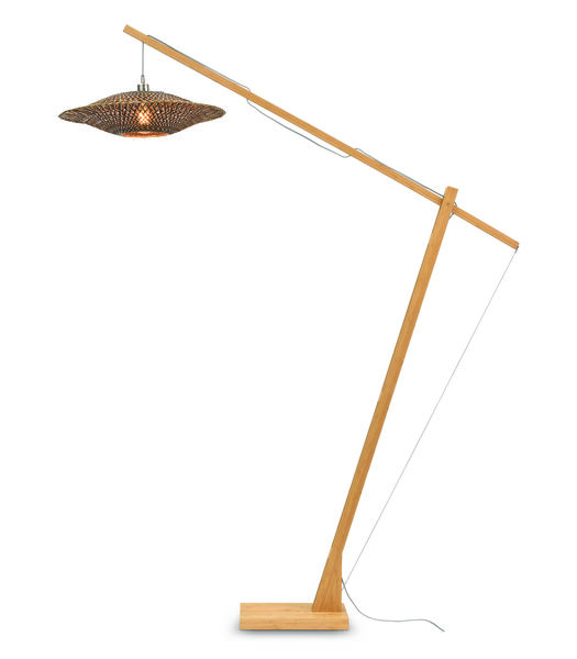 Vloerlamp Bali - Bamboe/Zwart - 175x60x207cm