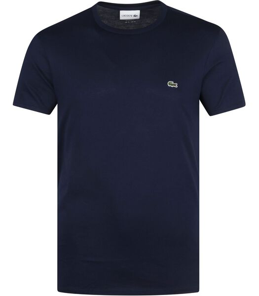 Lacoste T-Shirt Bleu Foncé Coupe Moderne