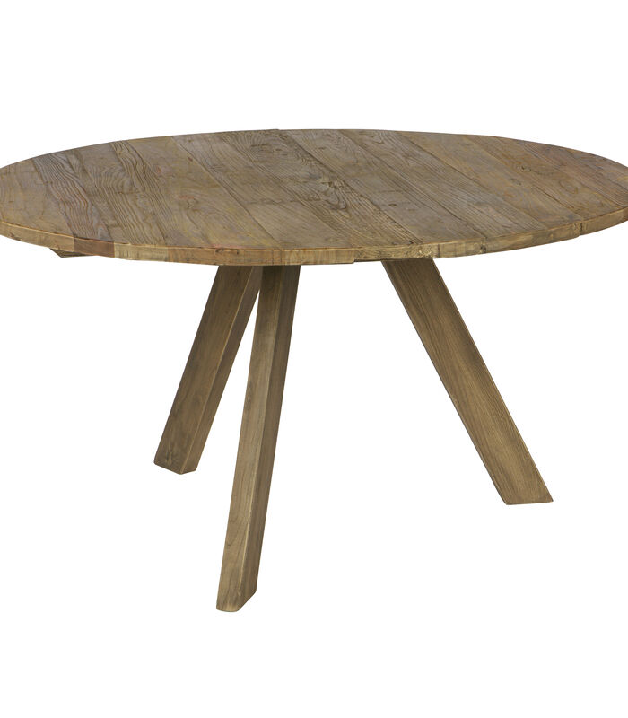 Table à Manger - Bois - Naturel - 76x140x140 - Tondo image number 0