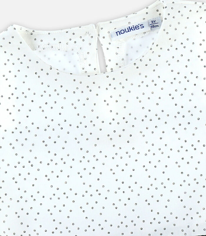 Robe bi-matière, blanc/bleu marine image number 3