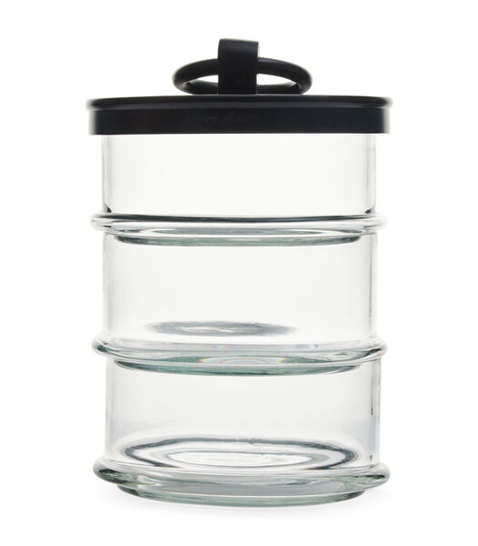 Cordoba Triple Storage Jar black