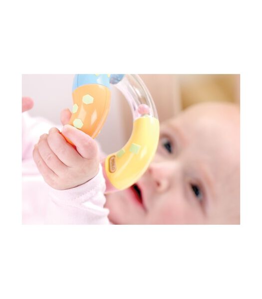 Hochet  pour bébé torsadé - couleur pastel