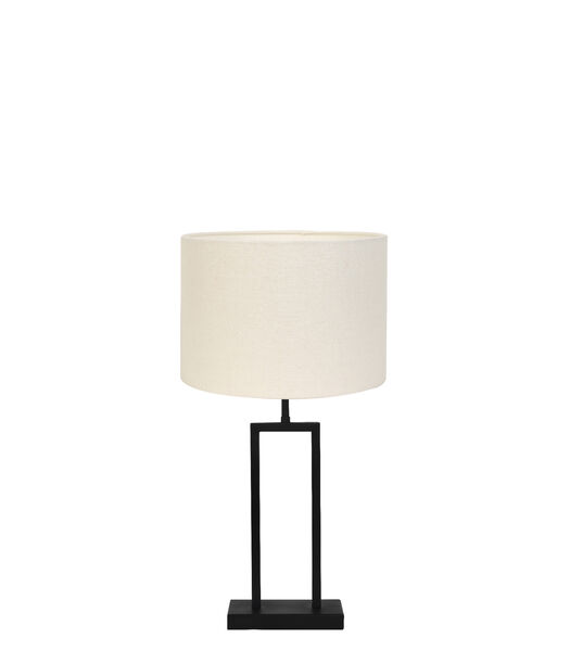 Lampe de table Shiva/Livigno - Noir/Protéine - Ø30x62cm