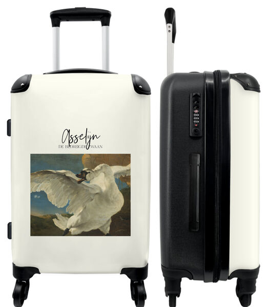 Handbagage Koffer met 4 wielen en TSA slot (Kunst - Asselijn - Oude meester - Zwaan)