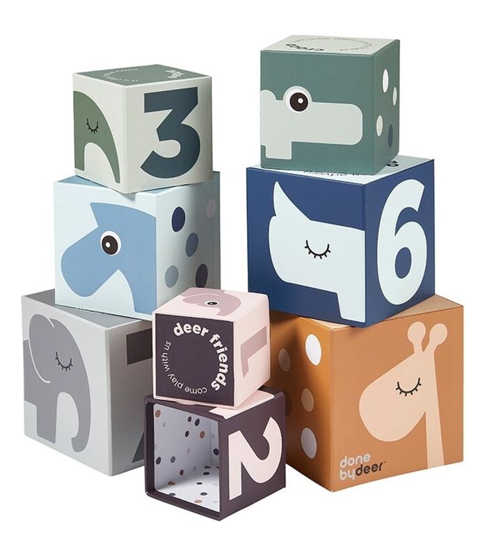 Stacking cubes Deer friends Colour Mix image number 0