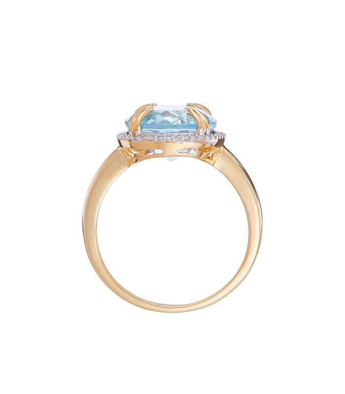 Ring 'Topazissime' geelgoud en diamanten image number 2