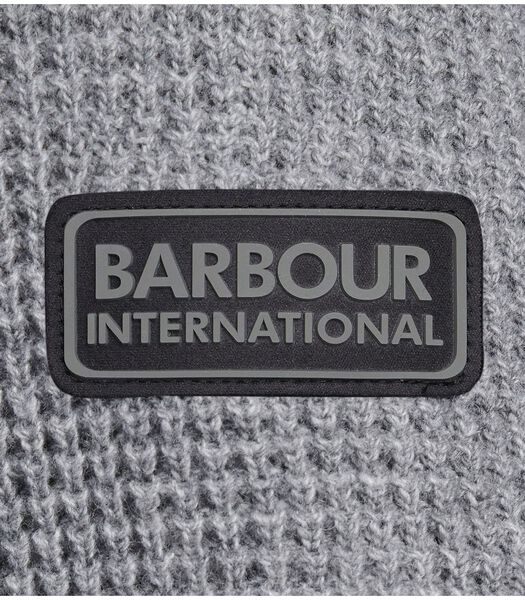 Barbour International Transmisson Trui Gebreid Antraciet