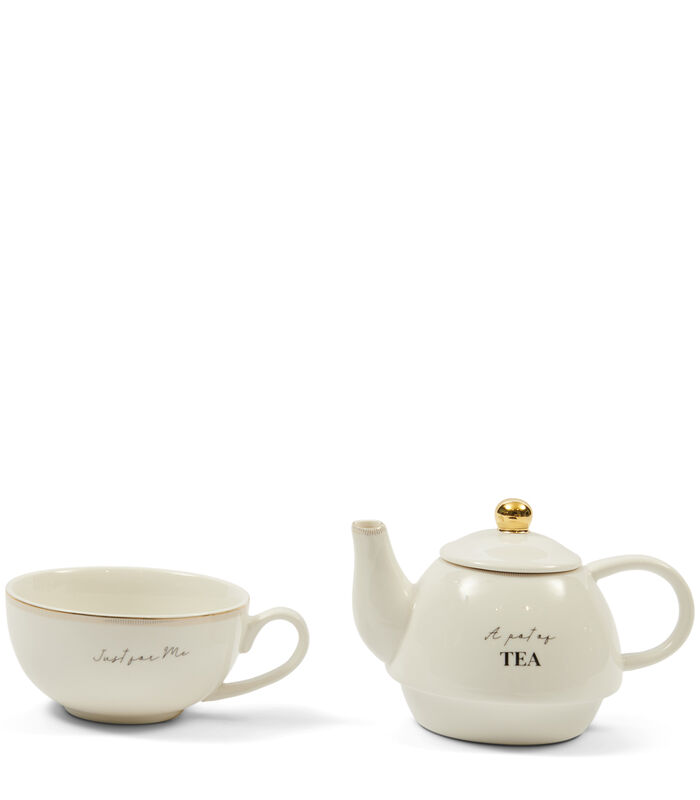Théière  1 Litre - RM Elegant Tea For One - Blanc image number 3