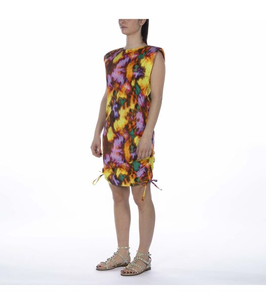 Acheter La Robe Art En Popeline Imprimé Multicolore
