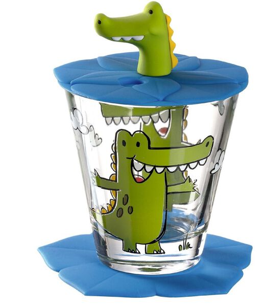 Kinderglas Set Bambini Krokodil 215 ml - 3-Delig