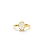 Maansteen Royal Ray of Light Gold Ring image number 1