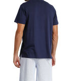 Pyjama short t-shirt Stripes And Dots image number 1