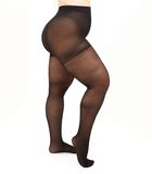 Molly 40den (enkel grote maten) Panty speciaal voor dames met kortere benen (multipack) - Zwart - XL image number 1