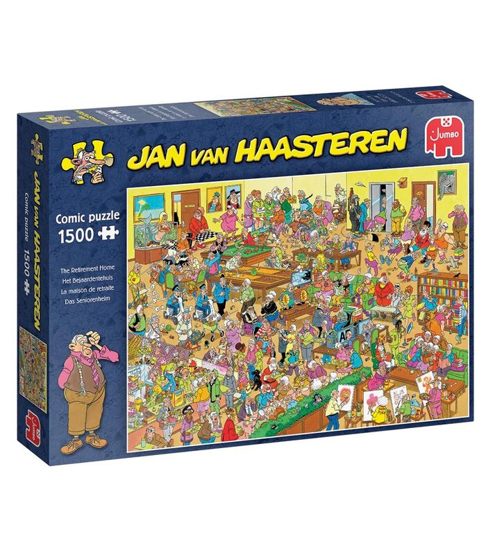 puzzel Jan van Haasteren Maison de repos - 1500 pièces image number 2