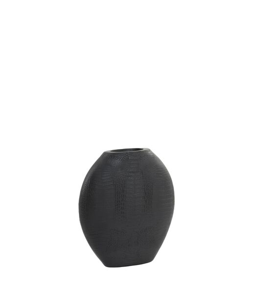 Vase déco Skeld - Noir - 29,5x8x31,5cm