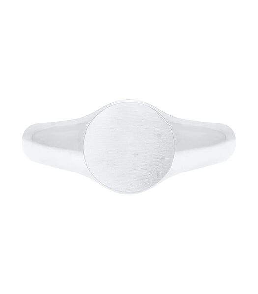 Bague Terne Ovale Geo Base 925 Argent