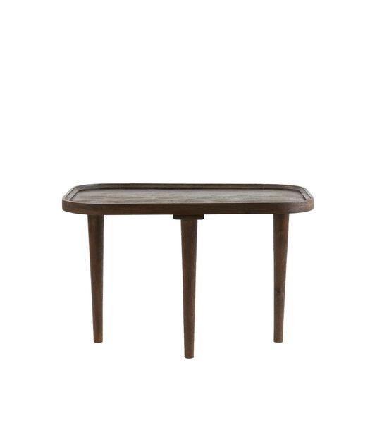 Table d'appoint Mazabe - Brun - 65x45x38cm