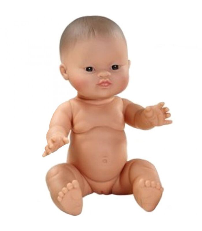Gordi Babypop Meisje Amandelogen - 34 cm image number 0
