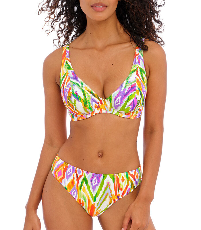 Bikinibroek met gekleurde print Tusan beach image number 2