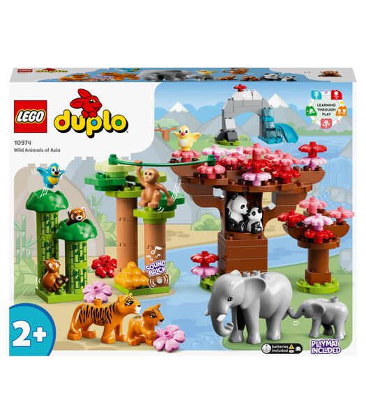 LEGO DUPLO 10974 Animaux Sauvages d'Asie