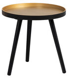 Table D'Appoint  - MDF/Cendre - l'Or - 41x41x41  - Esma image number 1