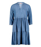Robe casual d'aspect denim image number 2